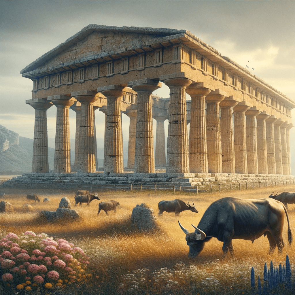 genera una foto realistica del luogo contenuto nell’articolo “**Scopri la Magia di Paestum: Un Viaggio nel Tempo tra Templi e Storia**
La Campania è una terra di tesori inesauribili, un luogo dove la storia e la bellezza naturale si intrecciano in un affascinante racconto. Oggi ti portiamo a Paestum, una delle mete più affascinanti e meglio conservate dell’antica Magna Grecia, situata nella suggestiva provincia di Salerno.
Paestum è nota soprattutto per i suoi magnifici templi dorici, monumenti che hanno resistito al passare dei secoli e che continuano a raccontare storie di un’epoca lontana. Tra questi, il Tempio di Hera, il Tempio di Nettuno e il Tempio di Cerere dominano il paesaggio con la loro imponenza e magnificenza architettonica. Passeggiare tra le colonne di questi templi è un’esperienza quasi mistica, che offre un autentico tuffo nel passato.
Oltre ai templi, Paestum ospita un museo archeologico eccezionale dove è possibile ammirare la celebre Tomba del Tuffatore. Questo raro esempio di pittura greca antica rappresenta una scena di immersione, simbolo del passaggio dall’esistenza terrena a quella ultraterrena, e offre uno spaccato unico delle credenze e dei costumi dell’epoca.
Ma Paestum non è solo storia. La sua posizione, incorniciata da campi di fiori e prossima a splendide spiagge, la rende una meta ideale per chi desidera coniugare cultura, relax e natura. Le tradizionali bufale che pascolano nei dintorni sono il simbolo della ricca tradizione casearia del luogo, rendendo imperdibile l’assaggio della famosa mozzarella di bufala campana, un vero must culinario.
Durante una visita a Paestum, ti consigliamo di concederti una passeggiata nei dintorni per scoprire il fascino di piccoli borghi e una natura incontaminata che sembra custodire gelosamente la storia di questi luoghi.
E per un soggiorno indimenticabile, ti suggeriamo di prenotare presso la Casa Vacanze Binario 176, ideale per chi cerca comfort e un’atmosfera accogliente e familiare. Con la sua posizione strategica, potrai facilmente esplorare le bellezze della Campania e rientrare alla sera in un ambiente rilassante, dove rigenerarti dopo una giornata ricca di avventure.
Vieni a scoprire Paestum, dove la storia prende vita e ogni pietra racconta una storia antica, e lasciati affascinare dal calore e dall’ospitalità che solo questa terra sa offrire.”