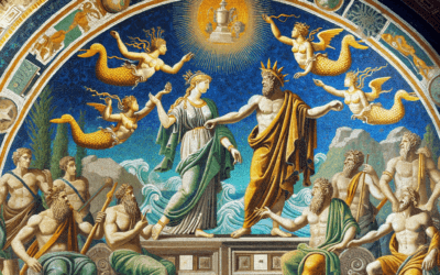 “Exploring the Neptune and Amphitrite Mosaic in Herculaneum: A journey into Ancient Art”