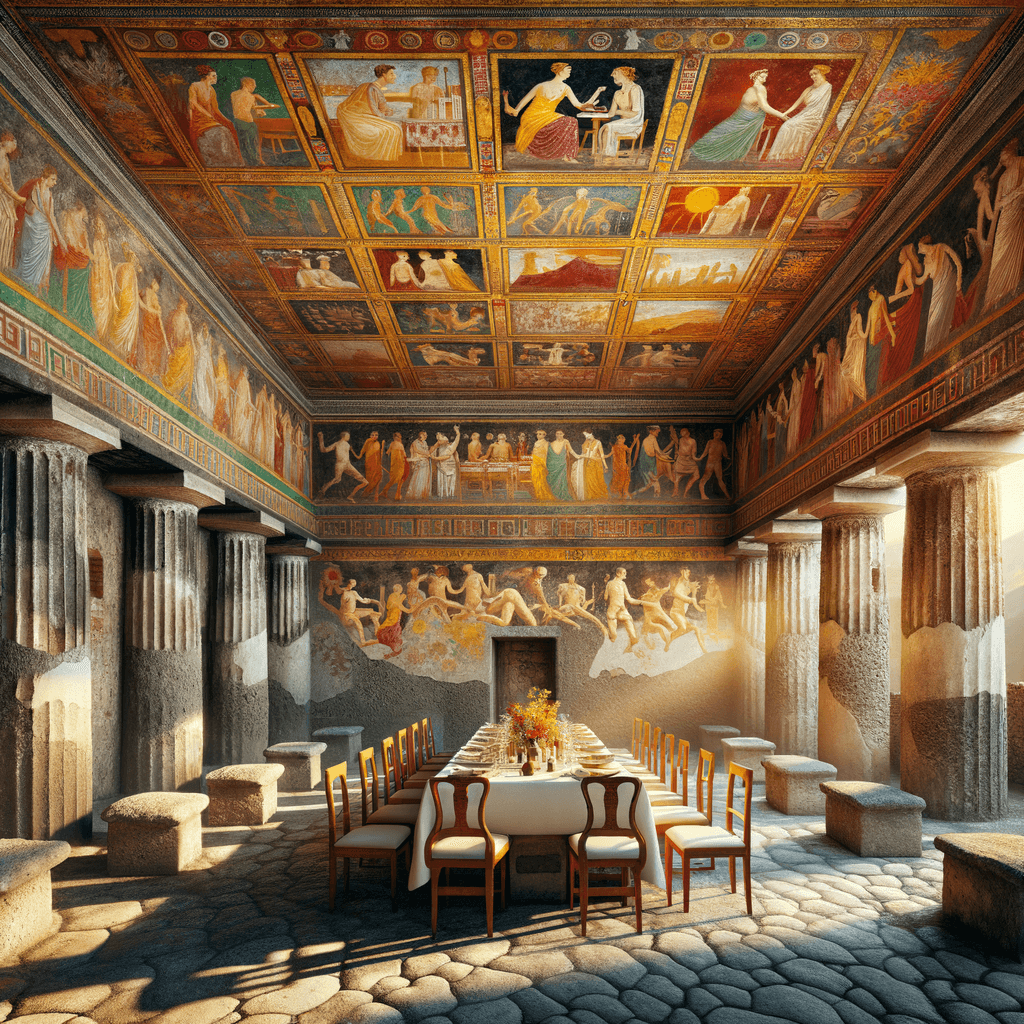 genera una foto realistica del luogo contenuto nell’articolo “### Scopriando Gli Affreschi di Villa dei Misteri: Un Viaggio nei Colori di Pompei
Pompei, la città che il tempo ha fermato, continua a raccontare storie di una bellezza immutabile. Oltre ai percorsi classici tra le vie acciottolate e gli imponenti resti archeologici, uno dei gioielli più straordinari che merita una visita approfondita è la Villa dei Misteri. Situata poco fuori dalle mura urbane dell’antica città, questa villa rappresenta un affascinante enigma del passato romano.
La Villa dei Misteri è rinomata principalmente per i suoi affreschi straordinari che decorano il triclinio, la sala da pranzo estiva scoperta nel 1909. I dipinti, preservati magnificamente grazie alla coltre protettiva di cenere vulcanica, offrono uno sguardo sul mondo misterioso dei culti dionisiaci attraverso scene vibranti e complesse. L’opera principale, che dà il nome alla villa, rappresenta una sequenza di immagini che sembrano delineare un rito di iniziazione dedicato a Dioniso, il dio del vino e dell’estasi.
Camminare nella Villa dei Misteri significa entrare in un mondo dove il mito e la realtà si fondono in un caleidoscopio di colori e simboli. I pigmenti brillanti di rosso pompeiano, nero, giallo e verde catturano l’immaginazione di ogni visitatore, raccontando storie di illusioni ottiche e suggestioni simboliche che hanno intrigato studiosi e appassionati d’arte per oltre un secolo.
Se stai pianificando una visita a Pompei, assicurati di riservare qualche ora per esplorare questo microcosmo di storia e arte. Un consiglio: visita la villa nelle prime ore del mattino, quando la luce naturale accentua ulteriormente la magnificenza degli affreschi, permettendoti di cogliere ogni dettaglio con chiarezza.
Dopo una giornata ricca di scoperte, il luogo perfetto per rilassarsi e continuare ad immergersi nell’atmosfera locale è Casa Vacanze Binario 176. Situata in posizione strategica per esplorare la bellezza di Pompei e dintorni, questo accogliente alloggio offre tutto il comfort e la calorosa ospitalità di cui hai bisogno per un soggiorno indimenticabile. Con camere ben arredate e un’attenzione al dettaglio che fanno sentire ogni ospite a casa, è la scelta ideale per chi cerca un rifugio tranquillo senza allontanarsi dalle meraviglie archeologiche della zona.
Prenota il tuo soggiorno e preparati a vivere un viaggio nel tempo attraverso l’arte e la storia di Pompei!”